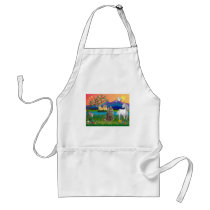 Norwegian Forest Cat - Fantasy Land aprons