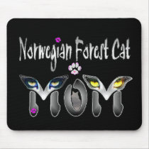 Norwegian Forest Cat Mom Gifts mousepads