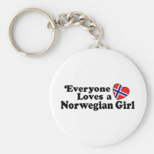 Norwegian Girl Key Chains