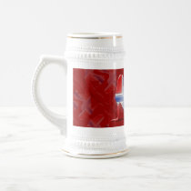 Norwegian Girl Silhouette Flag Mug