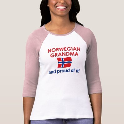Norwegian Grandma-Proud of it T-shirts