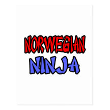 Norwegian Ninja Post Cards