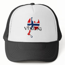 Norwegian Norse Norge Norway flag Axe Trucker Hats
