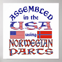 Norwegian Parts Posters
