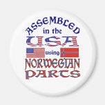 Norwegian Parts Refrigerator Magnets