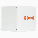 Norwegian pattern stars binder