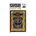 Norwegian Rosemaling Postage postage by Flag_Maker Norwegian Rosemaling Postage postage