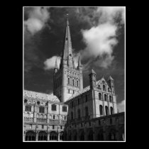 Norwich Cathedral, Norfolk, England postcards