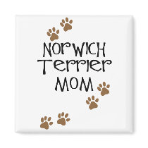 Norwich Terrier Mom for Norwich Terrier Dog Moms magnets