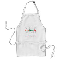 NOS DA! aprons by SSIWelsh NOS DA! aprons