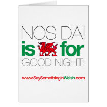 NOS DA! cards by SSIWelsh NOS DA! cards