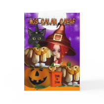 Nos Galan Gaeaf Welsh Halloween Card by moonlake Nos Galan Gaeaf Welsh Halloween Card