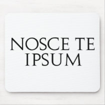 Nosce Te Ipsum Mouse Mats