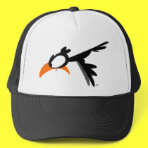 Nose-diving lil' birdie :) trucker hat