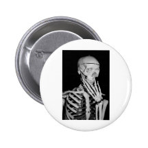nose picker pinback button