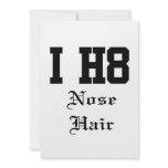 nosehair personalized invitations