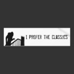 Nosferatu I Prefer Classics Bumper Sticker bumper stickers