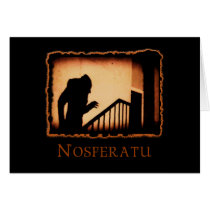 Nosferatu Scary Vampire Products Greeting Card