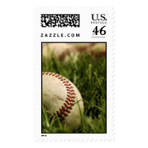 Nostalgic Baseballs Postage Stamps
