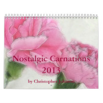Nostalgic Carnations 2013 Calendar calendars
