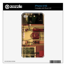 Nostalgic Gas Station Skin For iPhone 4