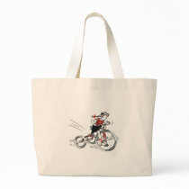 Nostalgic Girl on Tricycle Bag