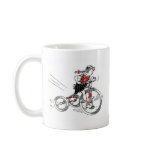 Nostalgic Girl on Tricycle Coffee Mugs