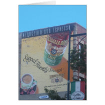 Nostalgic Neighborhood Scene in "Little Italy" cards