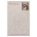 Nostalgic Notepaper - Remembering Victorian Girl Personalized Stationery