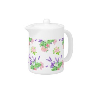 Nostalgic Scents of Summer Pattern Tea Pot