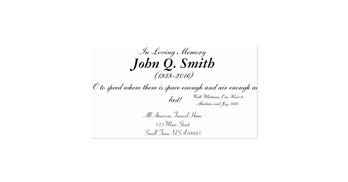 Nostalgic Truck Driver Funeral Memorial Card Zazzle