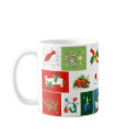 Nostalgic vintage Christmas Icons Mug