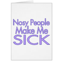Nosy People cards