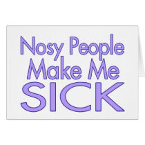 Nosy People cards