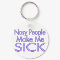 Nosy People keychains