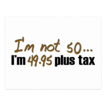 Not 50 $49.95 Plus Tax Post Cards