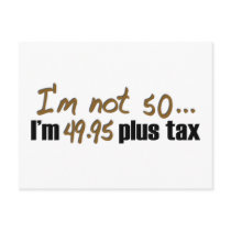 Not 50 $49.95 Plus Tax postcards by worldsfair Not 50 $49.95 Plus Tax postcards