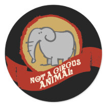 Not a circus animal stickers by smallhandsdesigns Not a circus animal stickers