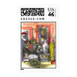 Not a creature was stirring, not even a mouse postage stamp