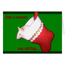 Not a creature was stirring... Version 2 Card