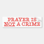 Not A Crime Bumper Sticker