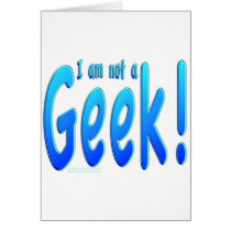 Not A Geek cards