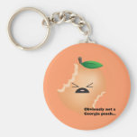 Not-A-Georgia-Peach Keychain