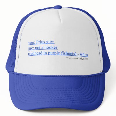 Not A Hooker Hat by craigslist