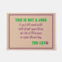 Not A Joke - The Cat Doormat