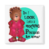 Not a Morning Person magnets