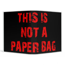 Not a Paper Bag Binder