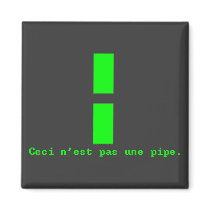 Not A Pipe Magnet by JohnsSecretStore Not A Pipe Magnet