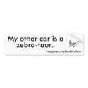 Not a Porche Sticker bumper stickers by feraldrollery Not a Porche Sticker bumper stickers