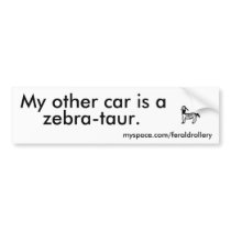Not a Porche Sticker bumper stickers by feraldrollery Not a Porche Sticker bumper stickers